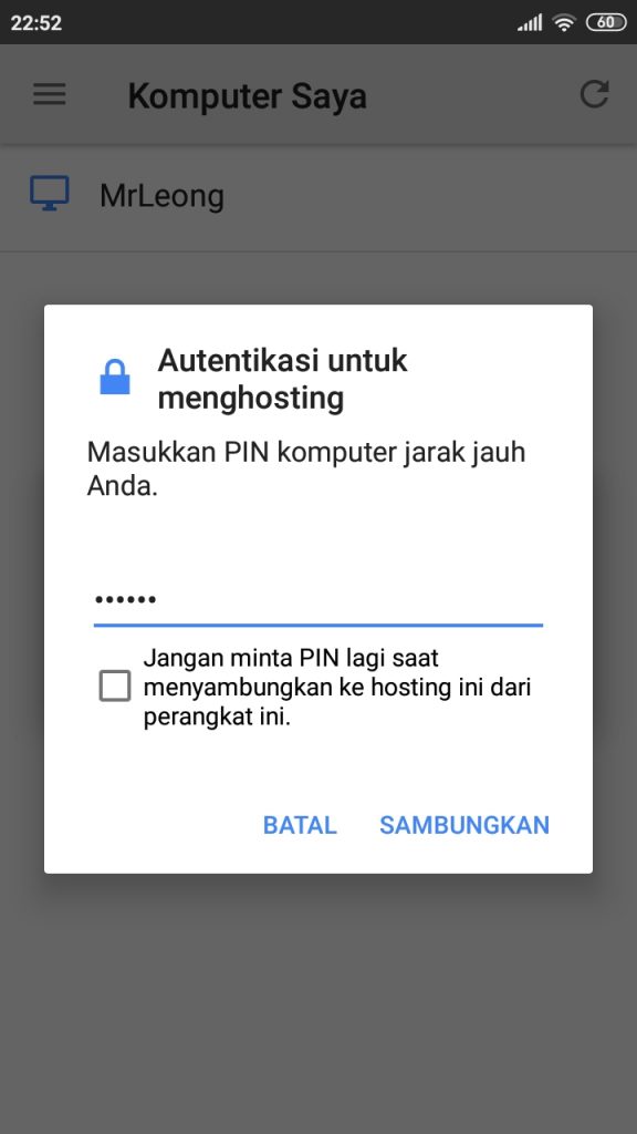 chrome remote desktop pin chrome remote desktop pin