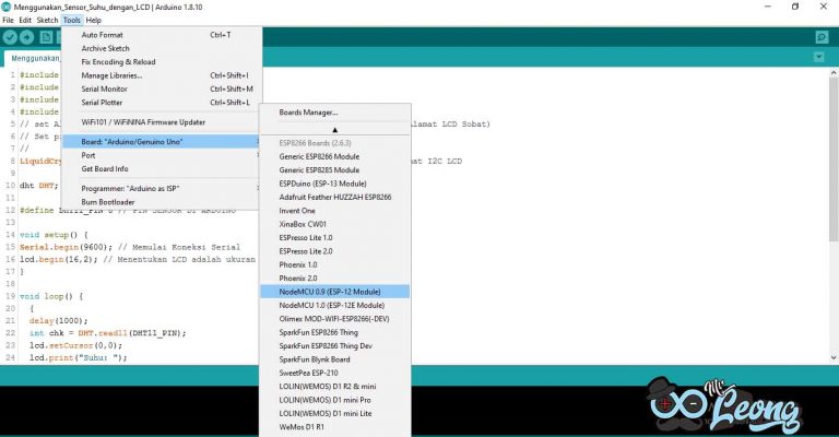 Cara Menginstal Library NodeMCU ESP8266 ke Arduino IDE - Mr Leong